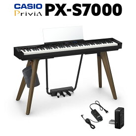 【8/31迄 4000円相当ヘッドホンプレゼント！】 CASIO PX-S7000 BK 電子ピアノ 88鍵盤 プリヴィア カシオ PXS7000BK ブラック 【レビューで楽譜プレゼント】