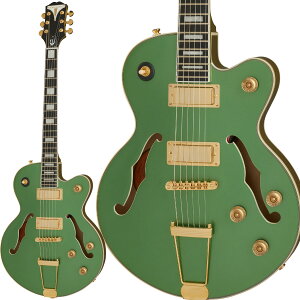 [ʌ] Epiphone Uptown Kat ES Emerald Green Metallic GLM^[ Z~AR ~jnobJ[ GstH