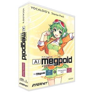 INTERNET VOCALOID6 Starter Pack AI Megpoid pbP[W GUMI {[JChGfB^[Zbg C^[lbg V6SP-MPH