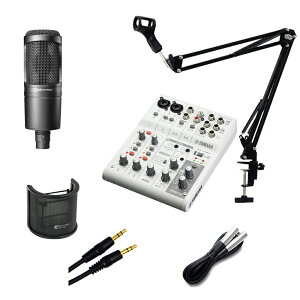 YAMAHA AG06MK2 zCg }CNZbg AT2020 + PO-7 CuXg[~O~LT[ }n