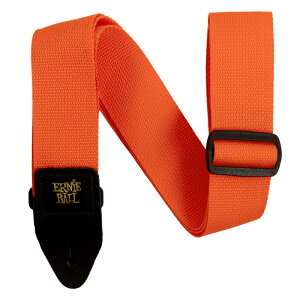 ERNiE BALL ORANGE & BLACK POLYPRO GUITAR STRAP �|���v���E�X�g���b�v �A�[�j�[�{�[�� P05353
