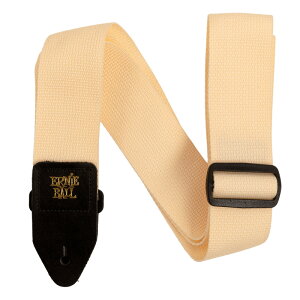 ERNiE BALL CREAM & BLACK POLYPRO GUITAR STRAP �|���v���E�X�g���b�v �A�[�j�[�{�[�� P05354