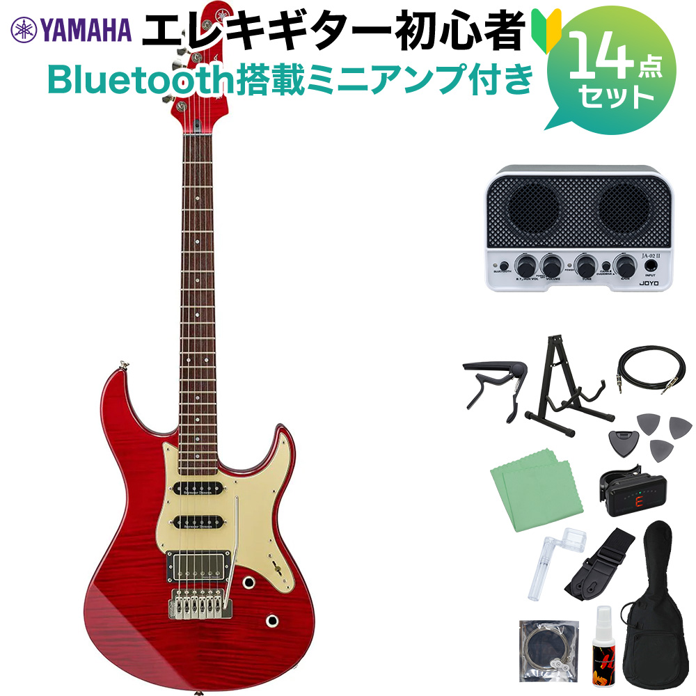 YAMAHA PACIFICA612VIIFMX Fired Red エレキギター初心者14点セット 【Bluetooth搭載ミニアンプ付き】 ヤマハ パシフィカのサムネイル