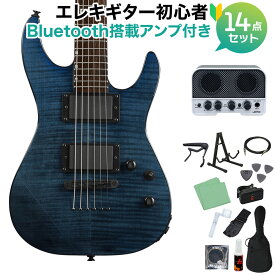 BanG Dream！ M-II Sayo Mini STPR エレキギター初心者14点セット【Bluetooth搭載ミニアンプ付き】 Roselia 氷川紗夜 モデル ミニギター バンドリ