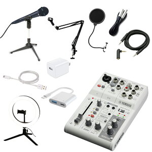 YAMAHA AG03MK2 zCg iPhoneڑΉ _Ci~bN}CN A[X^h |bvK[h AuxP[u CgZbg }n