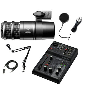 YAMAHA AG03MK2 ubN AT2040 Zbg A[X^h |bvK[h AuxP[u }n