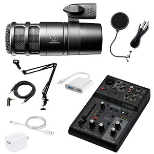 YAMAHA AG03MK2 ubN iPhone14ȑO LightningڑΉ AT2040 Zbg A[X^h |bvK[h AuxP[u }n