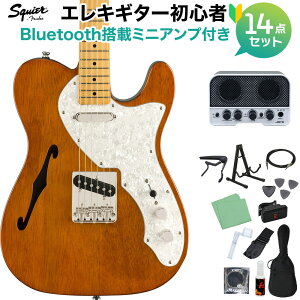 Squier by Fender Classic Vibe f60s Telecaster Thinline Maple Fingerboard Natural GLM^[S14_ZbgyBluetoothڃ~jAvtz eLX^[ XNC[ / XNCA yS҃Zbgz