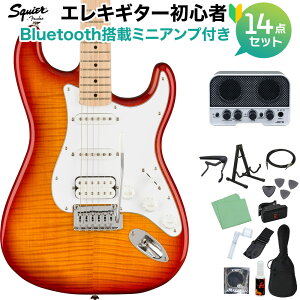 Squier by Fender Affinity Series Stratocaster FMT HSS MN SSB GLM^[S14_ZbgyBluetoothڃ~jAvtz XggLX^[ tCCvgbv XNC[ / XNCA yS