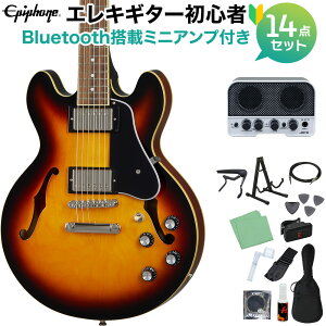 Epiphone ES-339 Vintage Sunburst GLM^[S14_Zbg yBluetoothڃ~jAvtz Z~ARM^[ GstH ES339 yS҃Zbgz