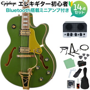 Epiphone Emperor Swingster Forest Green Metaric GLM^[S14_Zbg yBluetoothڃ~jAvtz tARM^[ GstH yS҃Zbgz