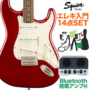 Squier by Fender Classic Vibe f60s Stratocaster Candy Apple Red GLM^[S14_Zbg yBluetoothڃ~jAvtz XggLX^[ XNC[ / XNCA yS҃Zbgz