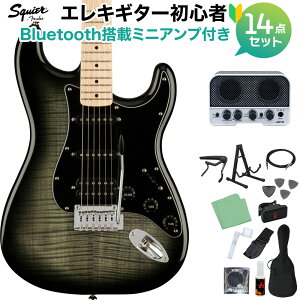 Squier by Fender Affinity Series Stratocaster FMT HSS Black Burst GLM^[S14_Zbg yBluetoothڃ~jAvtz XggLX^[ XNC[ / XNCA yS҃Zbgz