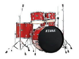 TAMA Imperialstar BRM IP52H6 ドラムセット 22”バスドラム シンバル別 バーント・レッド・ミスト 赤 タマ
