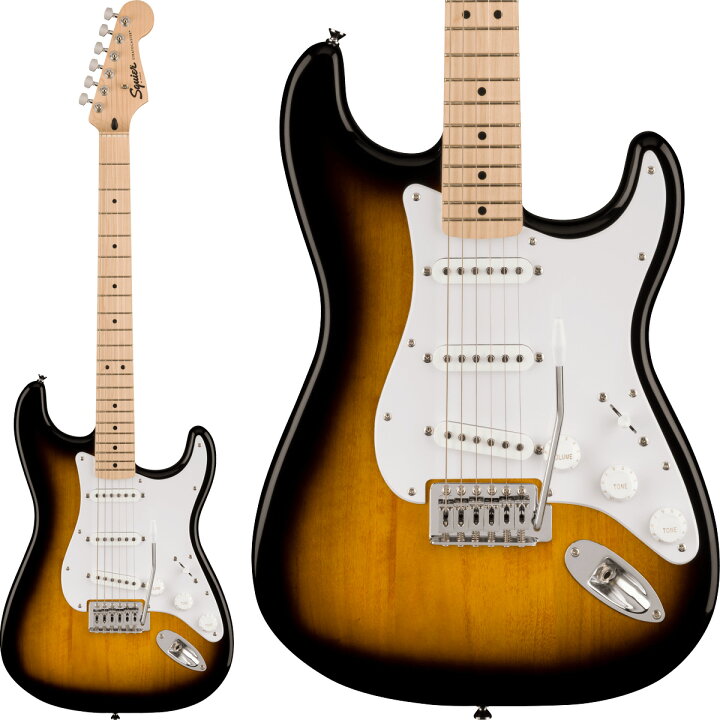 楽天市場】Squier by Fender SONIC STRATOCASTER Maple Fingerboard 