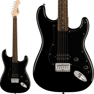 Squier by Fender SONIC STRATOCASTER HT H Laurel Fingerboard Black Pickguard Black XggLX^[ n[heC 1PU GLM^[ XNC[ / XNCA \jbN