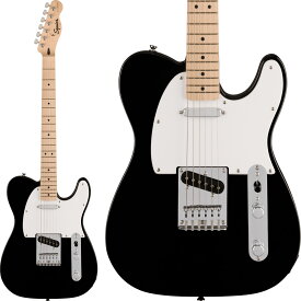 Squier by Fender SONIC TELECASTER Maple Fingerboard White Pickguard Black テレキャスター エレキギター スクワイヤー / スクワイア ソニック