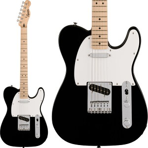 Squier by Fender SONIC TELECASTER Maple Fingerboard White Pickguard Black eLX^[ GLM^[ XNC[ / XNCA \jbN