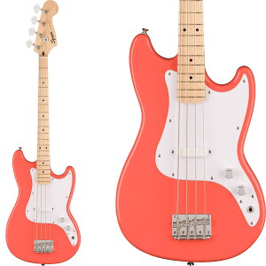Squier by Fender SONIC BRONCO BASS Maple Fingerboard White Pickguard Tahitian Coral V[gXP[ GLx[X XNC[ / XNCA \jbN