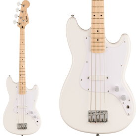 Squier by Fender SONIC BRONCO BASS Maple Fingerboard White Pickguard Arctic White ショートスケール エレキベース スクワイヤー / スクワイア ソニック