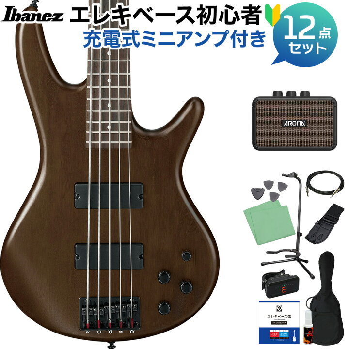 楽天市場】Ibanez GSR205B WNF 5弦ベース 初心者12点セット 【充電式 