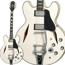 【楽天スーパーSALE限定 エントリーでP5倍】 Epiphone Shinichi Ubukata ES-355 Ver.02 Classic White エレキギター 生形真一 シグネチャー エピフォン