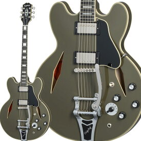 【楽天スーパーSALE限定 エントリーでP5倍】 Epiphone Shinichi Ubukata ES-355 Ver.02 Olive Drab エレキギター 生形真一 シグネチャー エピフォン