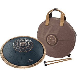 MEINL Sonic Energy Octave Steel Tongue Drum [D Amara] (�l�C�r�[�u���[) Lasered floral design �I�N�^�[�u �X�`�[���^���O�h���� �}�C�l�� OSTD2NBE �\�j�b�N�G�i�W�[