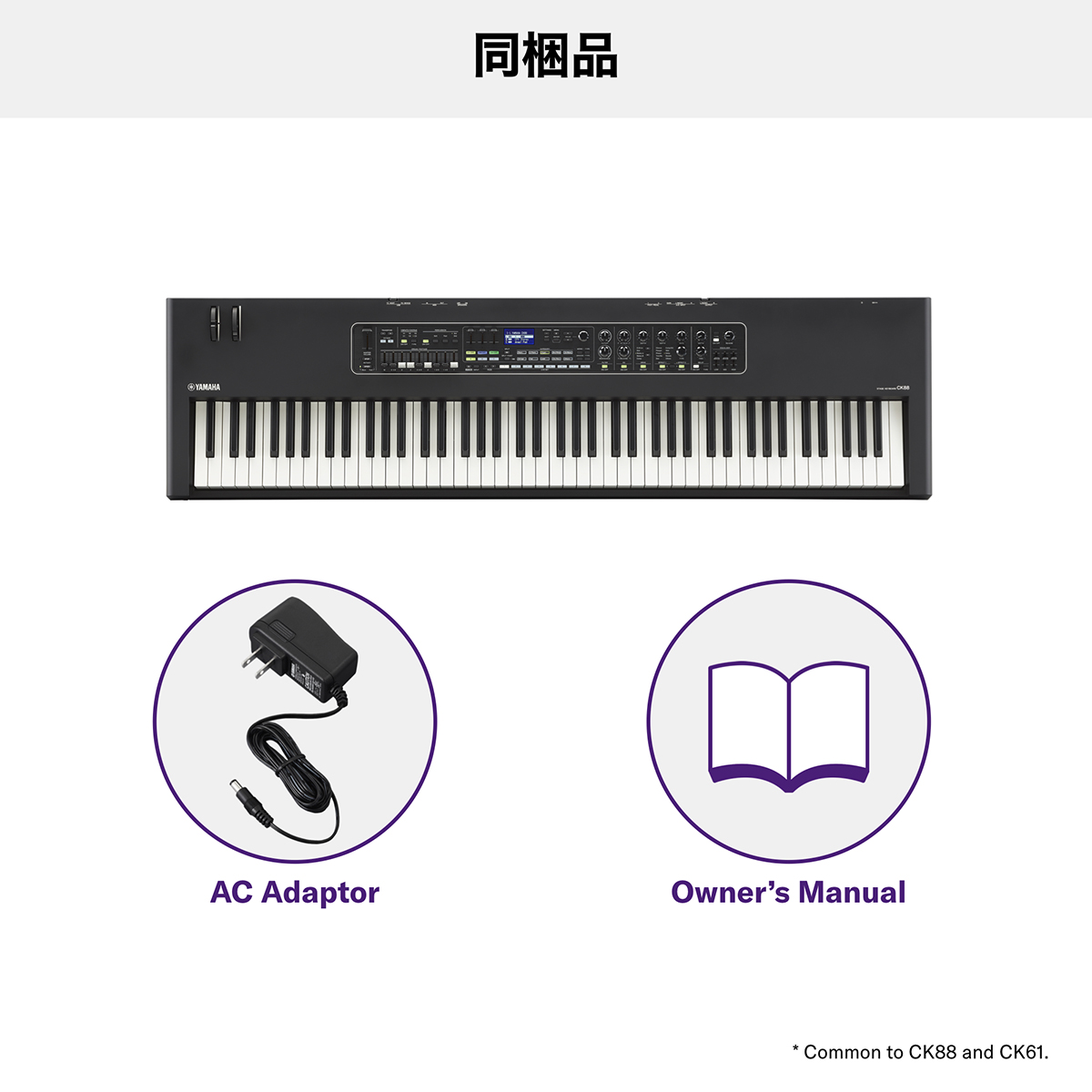楽天市場】【限定追加音源付属】 YAMAHA CK61 61鍵盤 ステージ