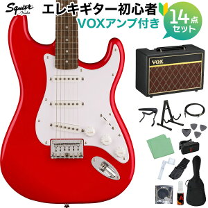 Squier by Fender SONIC STRATOCASTER HT Torino Red GLM^[S14_ZbgyVOXAvtz XggLX^[ n[heC XNC[ / XNCA yS҃Zbgz