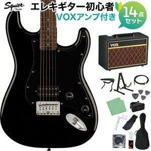 Squier by Fender SONIC STRATOCASTER HT H Black GLM^[S14_ZbgyVOXAvtz XggLX^[ n[heC 1PU XNC[ / XNCA yS҃Zbgz