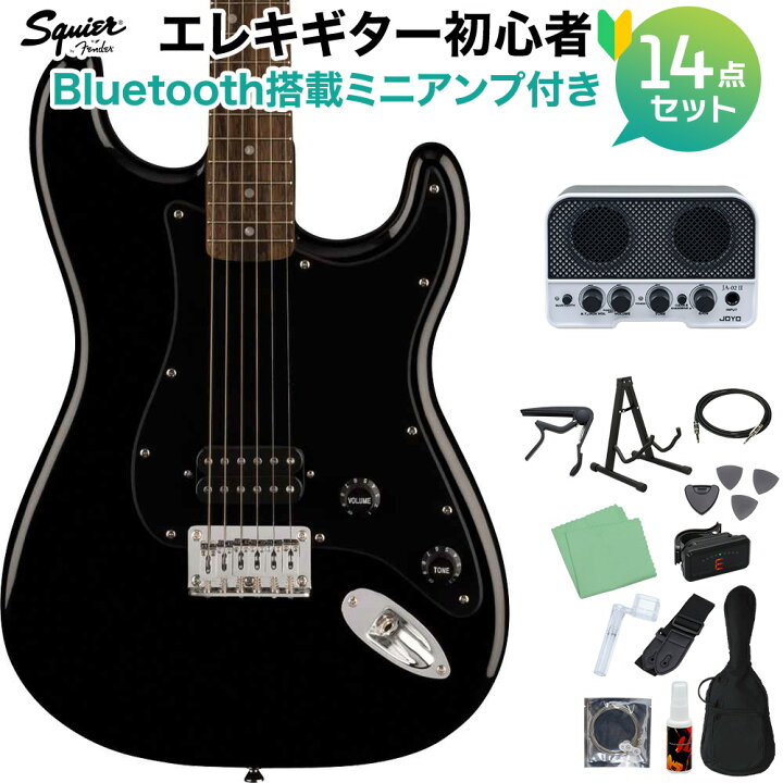 楽天市場】Squier by Fender SONIC STRATOCASTER HT H Black エレキ 