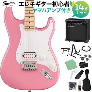 Squier by Fender SONIC STRATOCASTER HT Flash Pink GLM^[S14_Zbgy}nAvtz XggLX^[ n[heC 1PU XNC[ / XNCA yS҃Zbgz