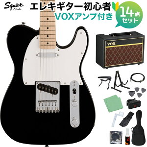 Squier by Fender SONIC TELECASTER Black GLM^[S14_ZbgyVOXAvtz eLX^[ XNC[ / XNCA yS҃Zbgz