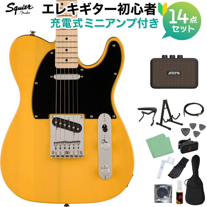 楽天市場】Squier by Fender SONIC TELECASTER Butterscotch Blonde  