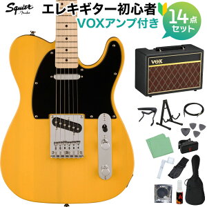 Squier by Fender SONIC TELECASTER Butterscotch Blonde GLM^[S14_ZbgyVOXAvtz eLX^[ XNC[ / XNCA yS҃Zbgz