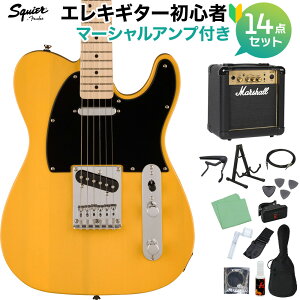 Squier by Fender SONIC TELECASTER Butterscotch Blonde GLM^[S14_Zbgy}[VAvtz eLX^[ XNC[ / XNCA yS҃Zbgz