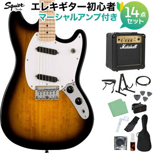 Squier by Fender SONIC MUSTANG 2-Color Sunburst GLM^[S14_Zbgy}[VAvtz X^O XNC[ / XNCA yS҃Zbgz