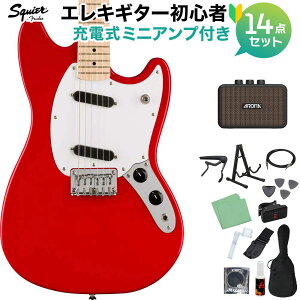 Squier by Fender SONIC MUSTANG Torino Red GLM^[S14_Zbgy[d~jAvtz X^O XNC[ / XNCA yS҃Zbgz