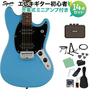 Squier by Fender SONIC MUSTANG HH California Blue GLM^[S14_Zbgy[d~jAvtz X^O XNC[ / XNCA yS҃Zbgz