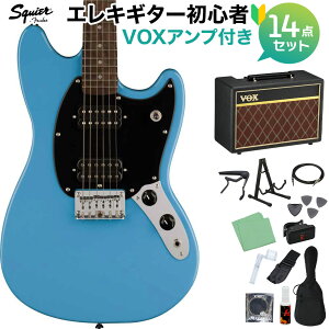 Squier by Fender SONIC MUSTANG HH California Blue GLM^[S14_ZbgyVOXAvtz X^O XNC[ / XNCA yS҃Zbgz