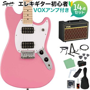 Squier by Fender SONIC MUSTANG HH Flash Pink GLM^[S14_ZbgyVOXAvtz X^O XNC[ / XNCA yS҃Zbgz