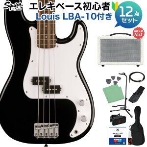 Squier by Fender SONIC PRECISION BASS Black x[X S12_Zbg yyňԔĂx[XAvtz vVWx[X vx [w XNC[ / XNCA yS҃Zbg