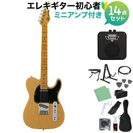 G&L Tribute ASAT Classic BTR エレキギター初心者14点セット 【ミニアンプ付き】 テレキャスタータイプ バタースコッチブロンド トリビュートシリーズ