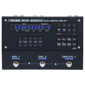 BOSS SDE-3000D デュアルデジタルディレイ 【名機 SDE-3000を再現】 ボス DUAL DIGITAL DELAY