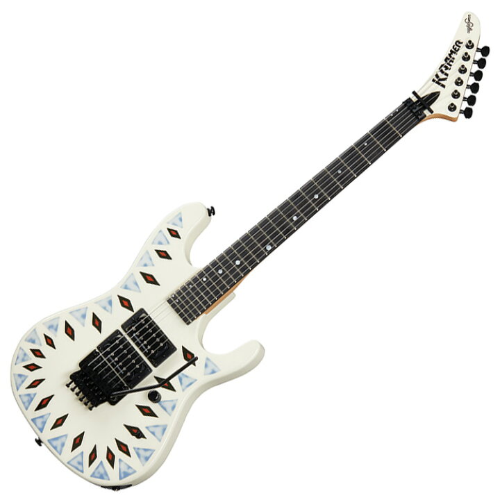楽天市場】KRAMER NightSwan Vintage White with Aztec Marble Graphic 