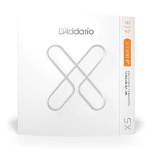 D'Addario XSABR1047 Extra Light XS 80/20 BRONZE AR[XeBbNM^[ 010-047 __I