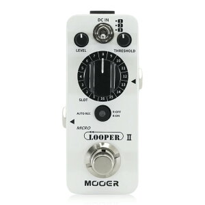 MOOER Micro Looper II ルーパー エフェクター ミニペダル 48スロット 各スロット最大10分 ムーア