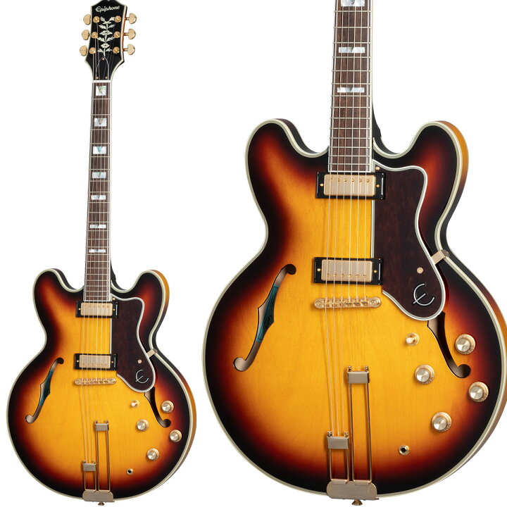 楽天市場】Epiphone Sheraton Vintage Sunburst エレキギター セミアコ 