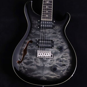 PRS SE Custom22 Semi Hollow Quilt Charcoal Burst ���Y�������f�� �|�[�����[�h�X�~�X(Paul Reed Smith) SE�J�X�^��22 �Z�~�z���E �L���g